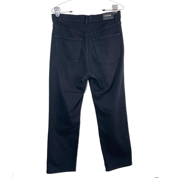 Express Straight Super High Rise Jeans Size 6 Distressed - Picture 4 of 11